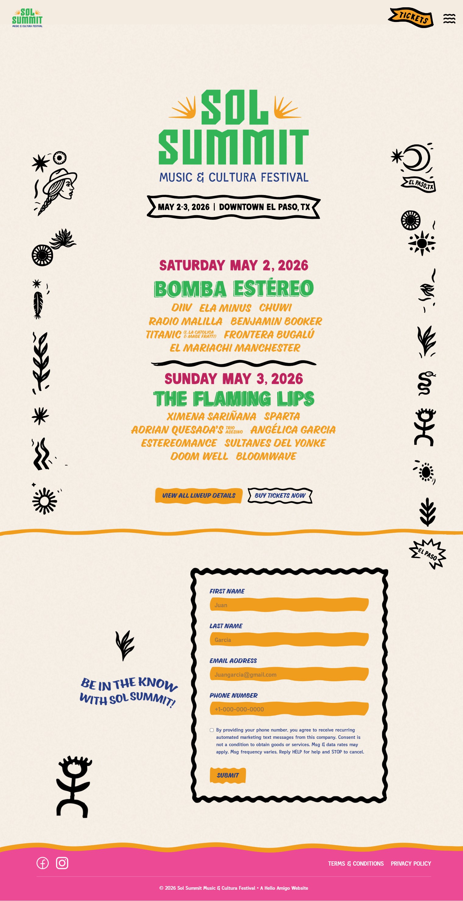 Sol Summit site preview